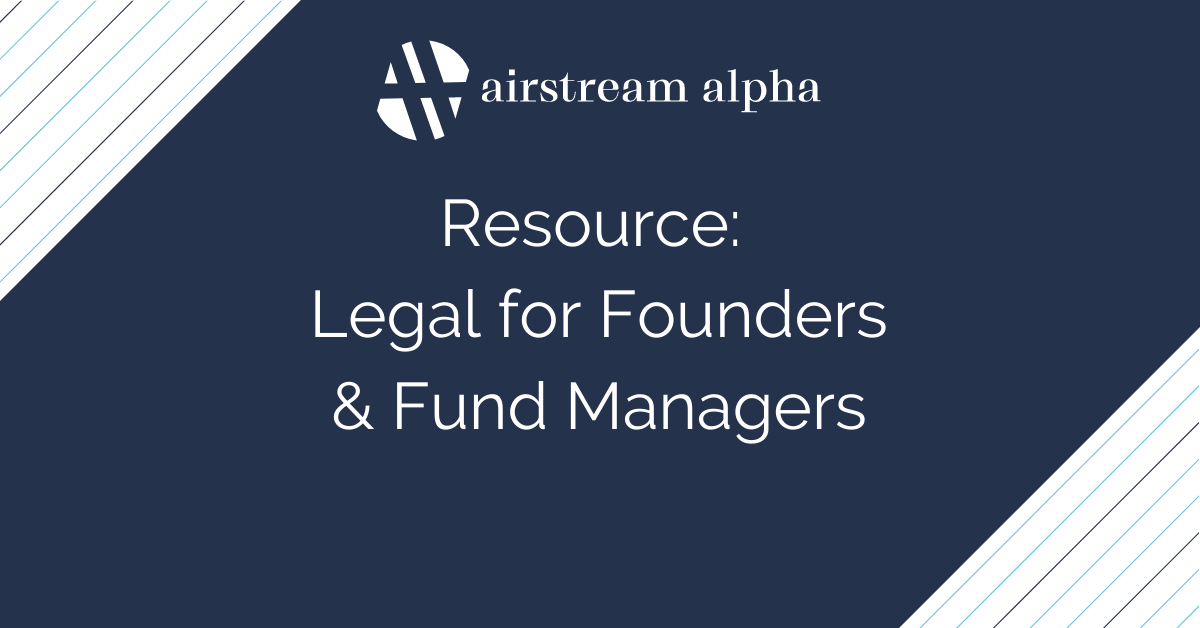 Read more about the article Legal for Founders & Fund Managers